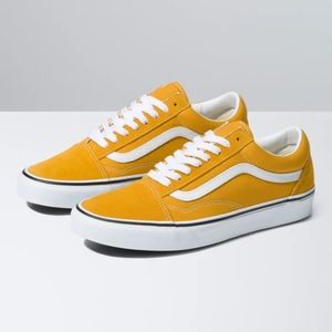Yellow old stool vans sz. 8.5